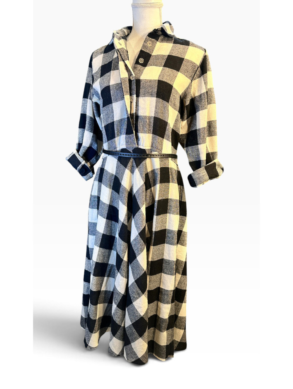 Karin Stevens Black & White Dress
